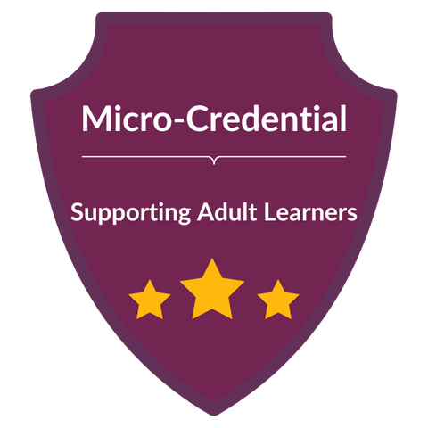 Image depicting a micro-credential program designed to empower and support adult learners in their educational journey.